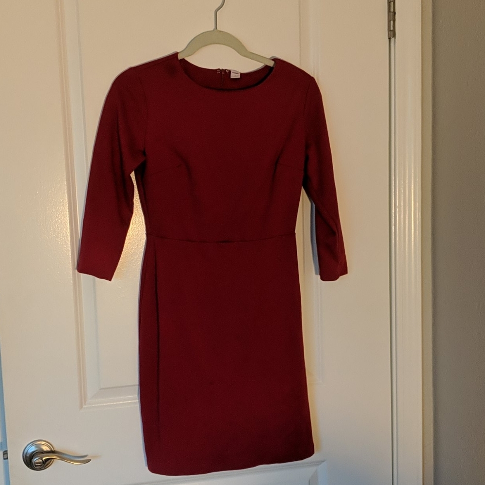 Raspberry Old Navy Body Skimming Dress